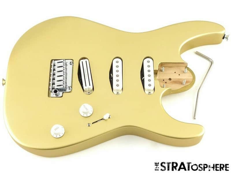 LOADED Charvel DK22 Pro Mod Dinky BODY Seymour Duncan SHR-1B SSL-6 Pharaohs Gold image 1