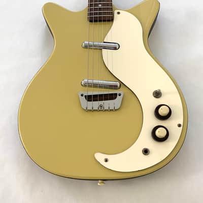 Danelectro ‘59 DC Reissue 1990s Daddy-O Yellow Electric Guitar image 1