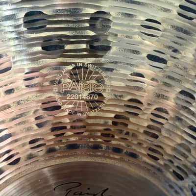 Paiste Signature Traditionals Medium Light Hi-Hats 14” (923g / 1231g) | Matching 2022 Pair | Includes MyCymbal.com Certificate image 5
