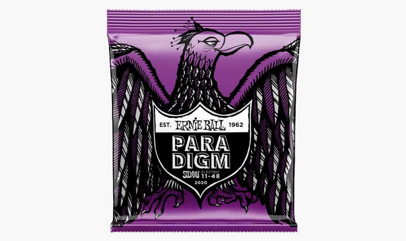Power Slinky Paradigm Electric Guitar Strings 11-48 Gauge Plasma Enhanced Nanotreated Set w/ RPS image 1
