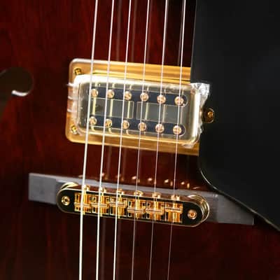 Gretsch Limited Edition Abbey Road Studiomatic Hollow Body with Bigsby Electric Guitar - Classic Walnut Stain with Hardshell Case image 9