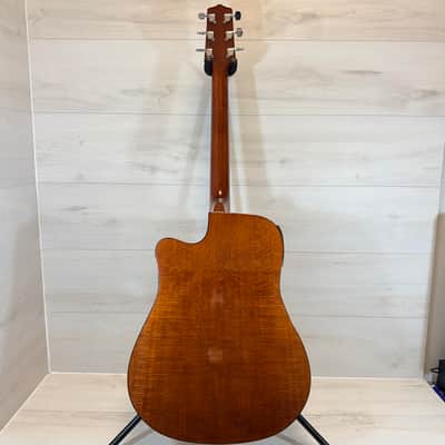 Jasmine ES33C Acoustic Electric Cutaway Guitar w/ Hard Case Natural Finish 2000's image 11