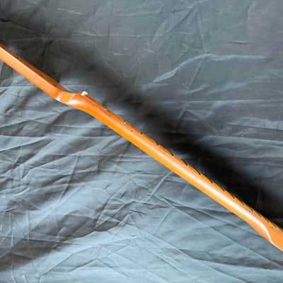 BMC Guitar Neck Strat® Stratocaster® 22 Fret Roasted Maple With Maple Fingerboard Nitro Lacquer Rounded Fret Ends - 9.5 Radius   [SN105] image 5