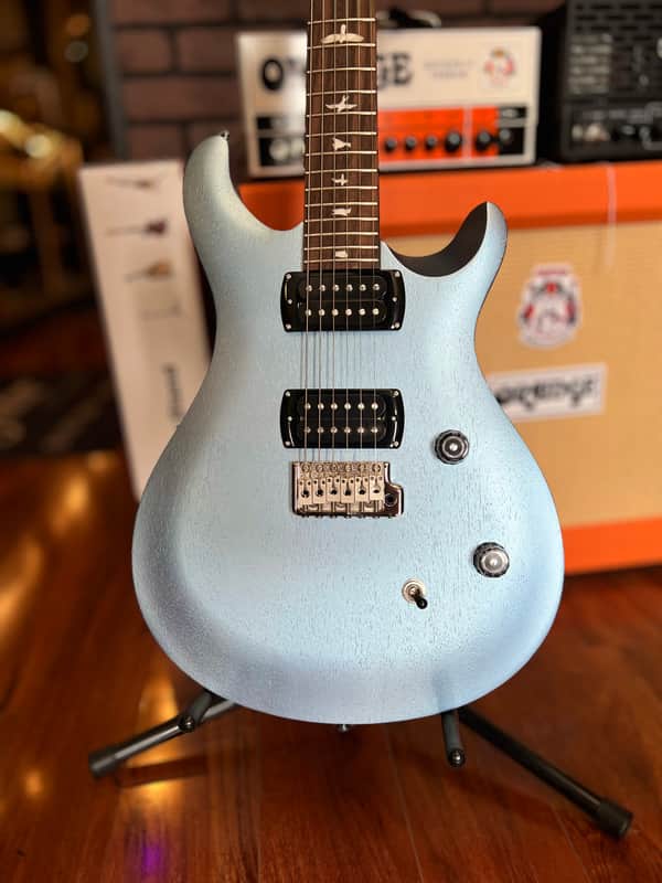 PRS SE CE 24 Standard Satin 2024 - Present - Ice Blue Metallic image 1