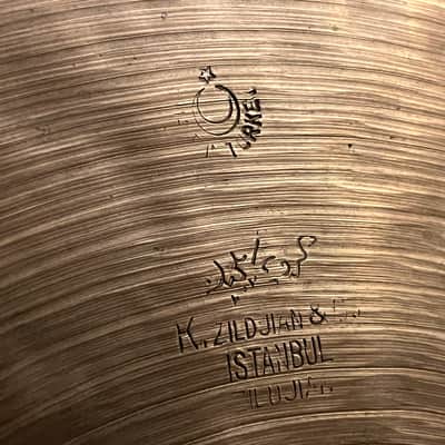 Vintage K. Zildjian Istanbul 1960's Made in Turkey jazz hi hat cymbal pair image 2
