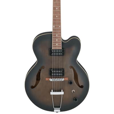 Ibanez AF55 Artcore Hollow Body Electric Guitar with Infinity R Pickups - Transparent Black Flat image 2