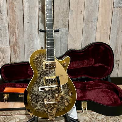 Gretsch G6134TG Limited Edition Paisley Penguin Gold Paisley Burst, Help Support Small Business & Buy it Here ! image 19