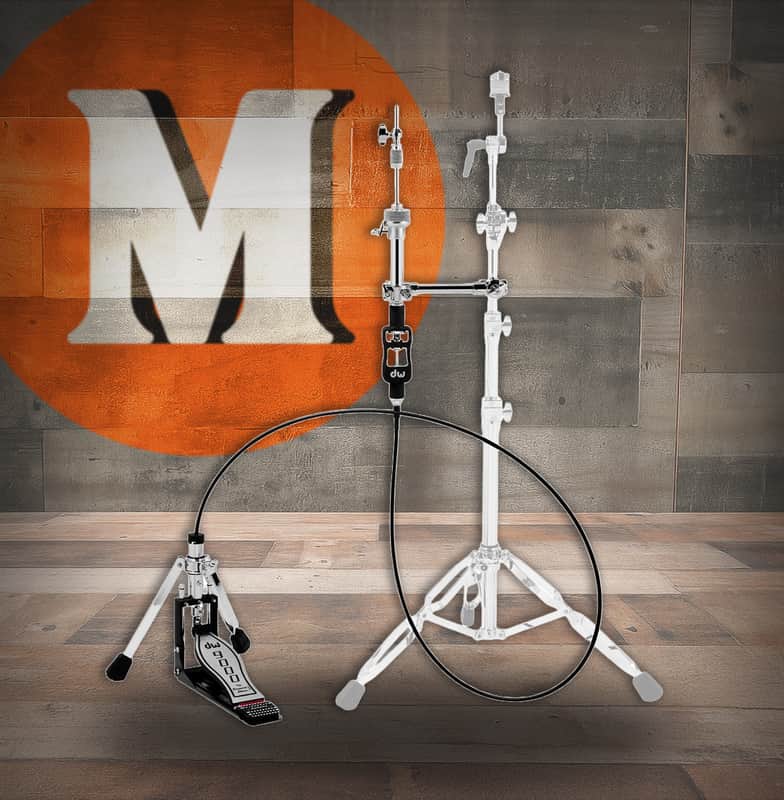 DW 9000 Series Remote Cable Hi-Hat Stand w/ 776L - 2ft (DWCP9503LB2) image 1