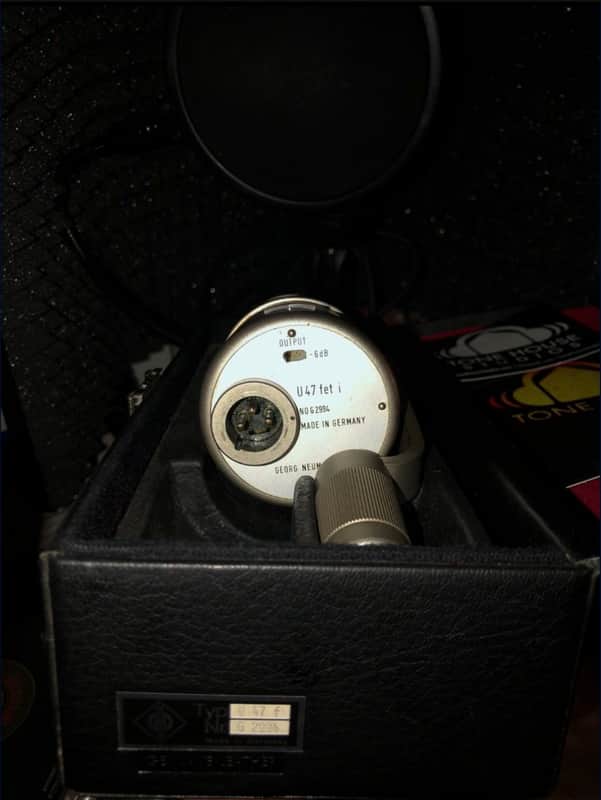 Neumann U 47 fet Large Diaphragm Cardioid Condenser Microphone 1969 - 1986 - Nickel image 1