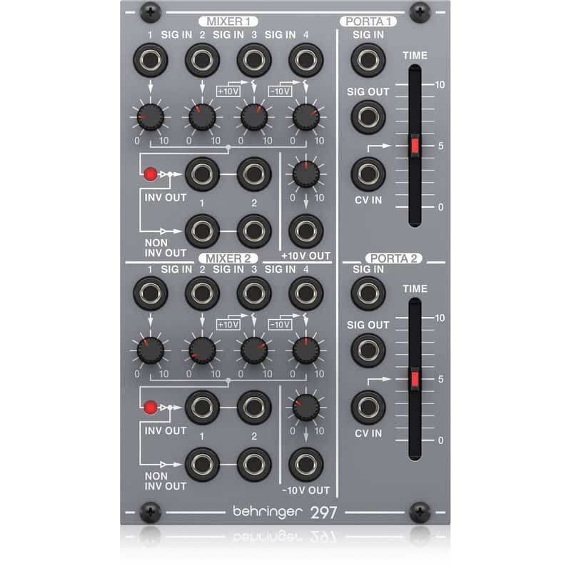 Behringer 297 Dual Portamento Controller and CV Utilities Module for Eurorack image 1