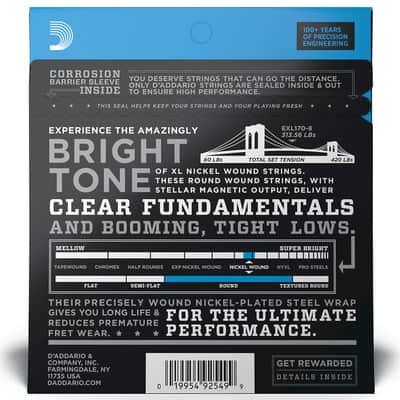 EXL170-8 D'Addario image 2