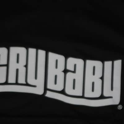 new in package (old stock) A+ genuine Dunlop DSD20-MTS-M Men's Cry Baby T-Shirt, Medium, 100% Cotton, Black, Short Sleeve, CRY BABY Graphic is in White (from 2010s) UPC # 710137018723 image 6