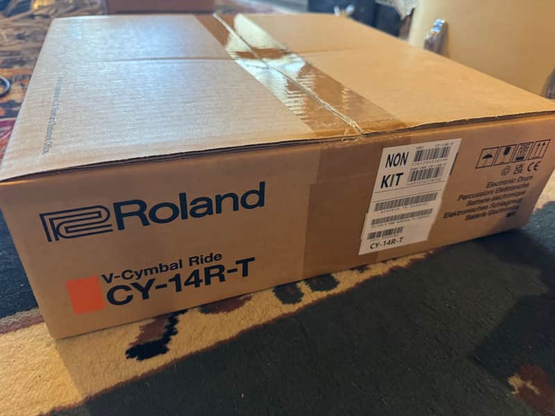 Roland CY-14-R-T V-Cymbal 14" Crash Pad 2021 - Present - Black image 1
