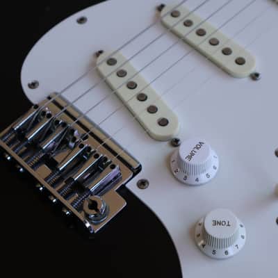 1983 Fender Japan "Dan Smith" Two-Knob Stratocaster (Black) image 5