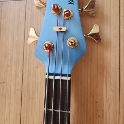 2000s Yamaha BBG4S-II Bass in Lake Placid Blue Active 9v BBG4 BBG4A-II BBNE Excellent image 5