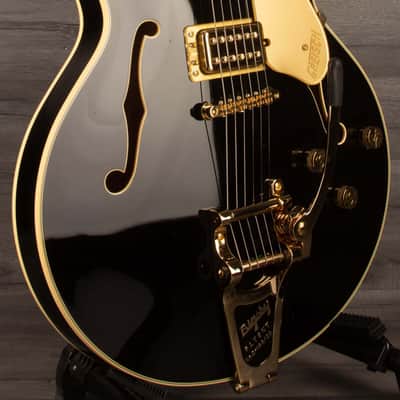 Gretsch Broadkaster® LX Center Block with String-Thru Bigsby® and Gold Hardware, Ebony Fingerboard, Black image 6
