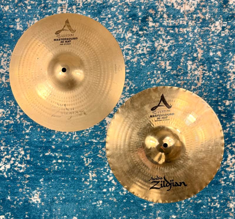 13” Zildjian A Custom MASTERSOUND Hihats 850g 999g image 1