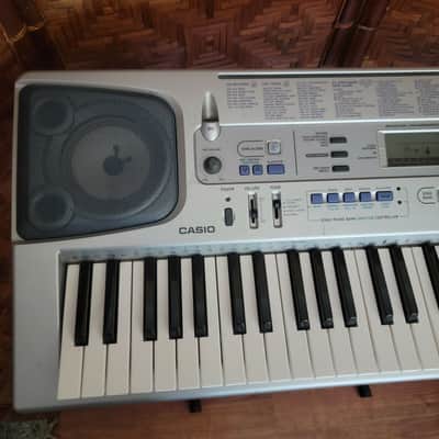 Casio CTK 593 Portable Electronic Keyboard Piano with Stand and AC Adapter image 2