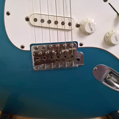 1982 Blue Fernandes Revival Stratocaster image 4