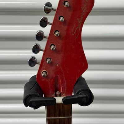 Silvertone 1488 1963 - 1973 - Cherry Red Sunburst - Built by Harmony image 4