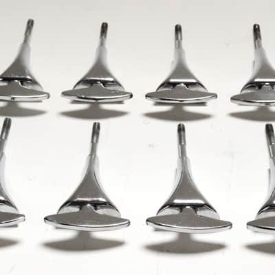 (8) Sonor Bass Drum Tension Rods & Claws, Original Washers - 1960s Teardrop Era / INSPECTED & TESTED image 8