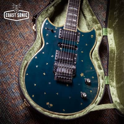 1989 Yamaha SG-T Masayoshi Takanaka signature model, transparent Blue, with original case