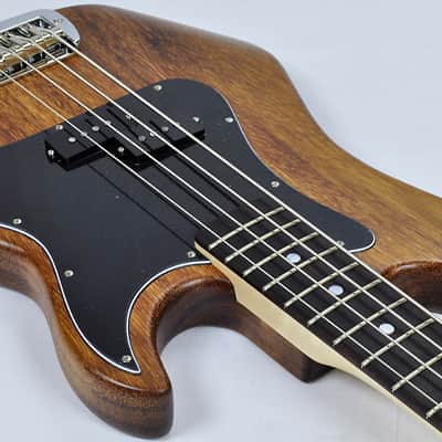 G&L LB-100 USA Custom Monkey Pod Bass in Natural Satin image 7