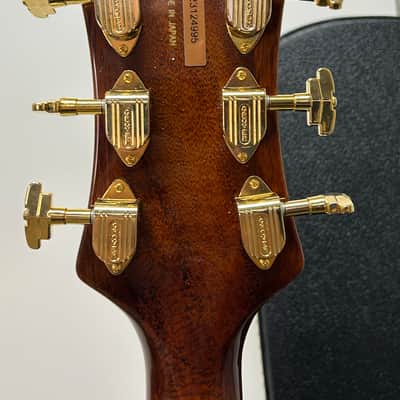 Gretsch G6134TGQM-59 Limited Edition Semi Hollowbody Quilt Classic Penguin with Bigsby - Forge Glow image 7