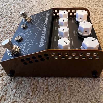 ThorpyFX Electric Lightning Chris Buck Signature Overdrive 2024 - Present - Black / Brown image 3
