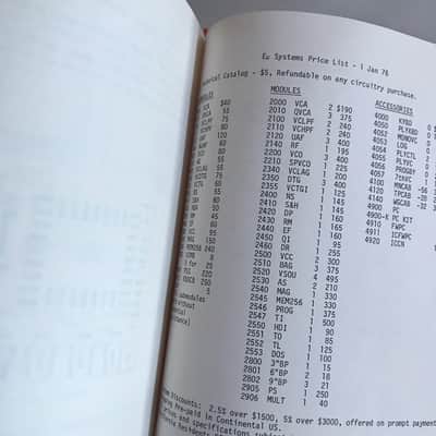 E-mu Modular System 1976 (Eµ Systems) Technical & Product Catalog ~ Excellent ~ 114 Pages ~ RARE image 14