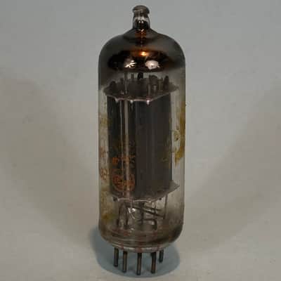 RCA 6CG7 6FQ7 Vintage Gray Plate Halo Getter Tube! T424 image 2