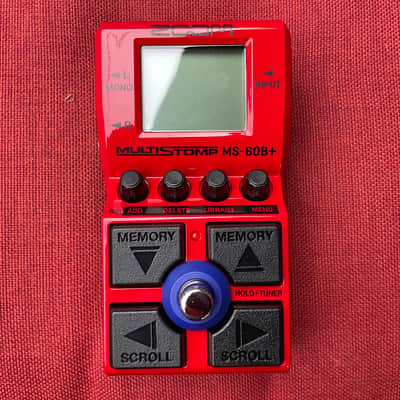 Zoom MS-60B+ MultiStomp 2024 - Present - Red image 1