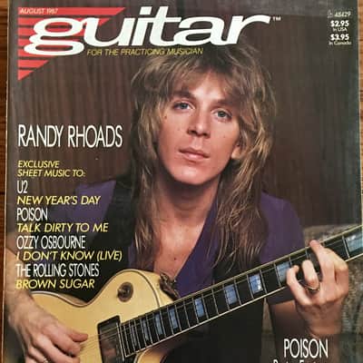 Guitar for The Practicing Musician  Randy Rhoads bundle 4 Magazines image 1