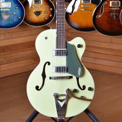 Gretsch G6118T-SGR Players Edition Anniversary 2-Tone Smoke Green Bigsby image 1