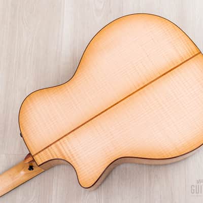 2023 Taylor Custom Grand Auditorium Acoustic Electric Guitar w/ Bearclaw Spruce, Flame Maple & Flame Koa Armrest image 18