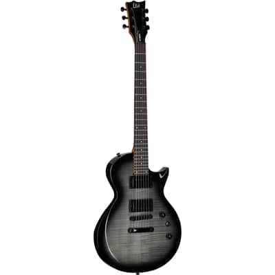 ESP LTD EC-200DX FM Electric Guitar, Charcoal Burst image 6
