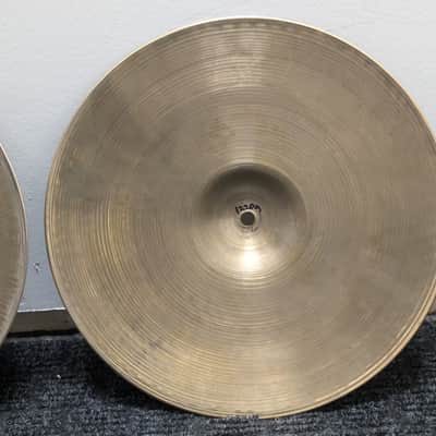 Zildjian 14" A. Zildjian '60s Stamp Hi-Hat Cymbals (Pair) 1960s - Traditional image 15