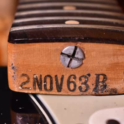 Fender Stratocaster 1963 - Black - Kirk Hammett image 18