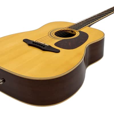Silvertone Tour Series Jumbo Acoustic-Electric, Natural, Solid Engelmann spruce top and mahogany back and sides, Nut Width: 1-11/16" image 3