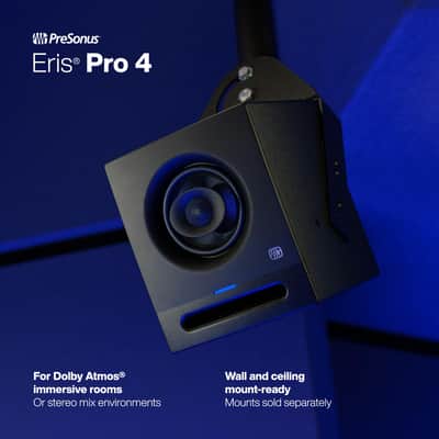 PreSonus Eris Pro 4 Studio Monitor — Bi-Amped Active Coaxial 4.5-inch image 3