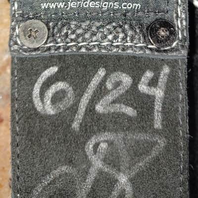 Guitar Strap - Fuck You -Leather Suede Custom Strap 57"- 66", x 3" Extra Long! image 8