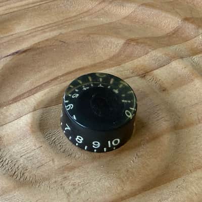 Vintage 1970's or 1980's Gibson Speed Knob Black image 1