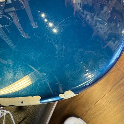 Ernie Ball Music Man StingRay 3 EQ H - Blue Pearl #36188 with Gig Bag image 18