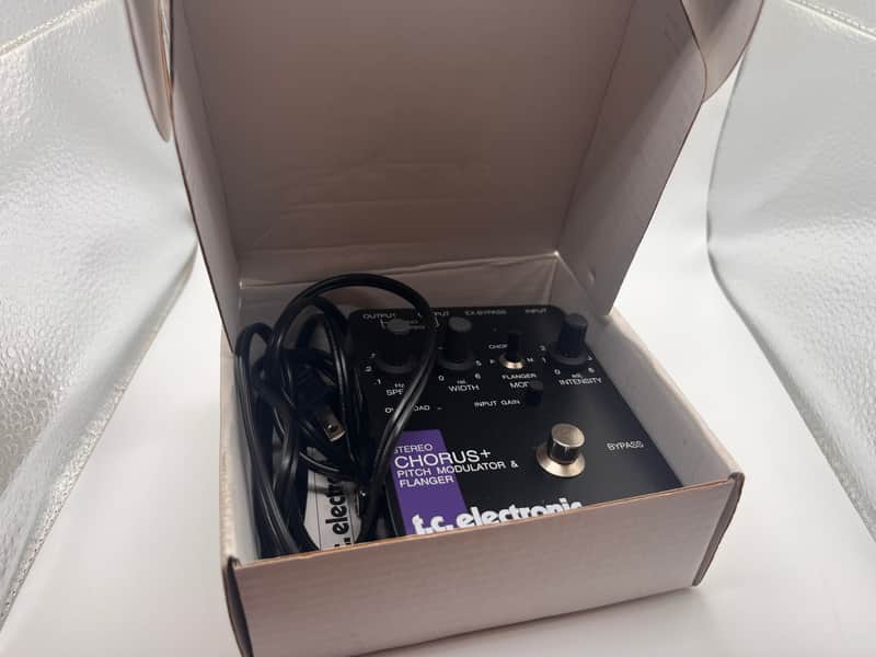 TC Electronic Stereo Chorus + Pitch Modulator & Flanger 1991 - 2016 - Black image 1