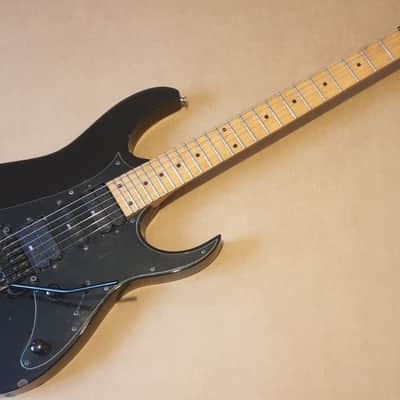 Ibanez RG Series RG350MZ Floyd Rose Electric Guitar Black Maple Neck image 1