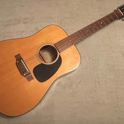 1970’s Elger Custom Built 12 Acoustic Dreadnought Guitar MIJ Japan True Lawsuit Ibanez image 2
