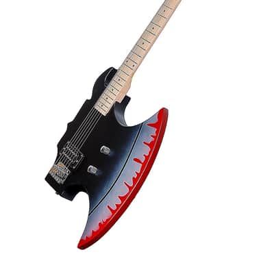 Glen Burton GE2011 Basswood Body Maple Neck AXE Style 6-String Electric Guitar w/Bag, Strap & Picks image 2