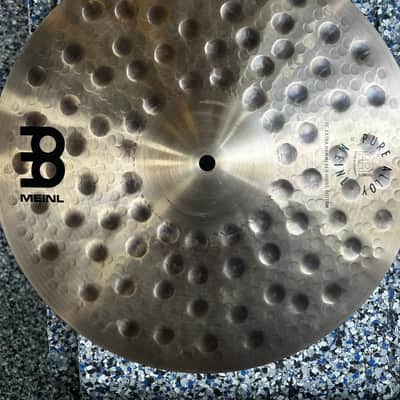 Meinl 15" Pure Alloy Extra Hammered Hi-Hat Cymbals (Pair) 2017 - Present - Traditional image 3