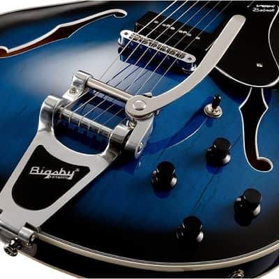 Vox Bobcat V90 Bigsby Sapphire Blue image 3