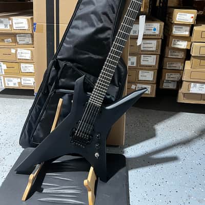 Ibanez Iron Label Xiphos Electric Guitar - Black Flat image 1